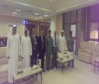 تكريم فريق فني من شركة العين للتوزيع من قبل القيادة العامة لشرطة أبوظبي